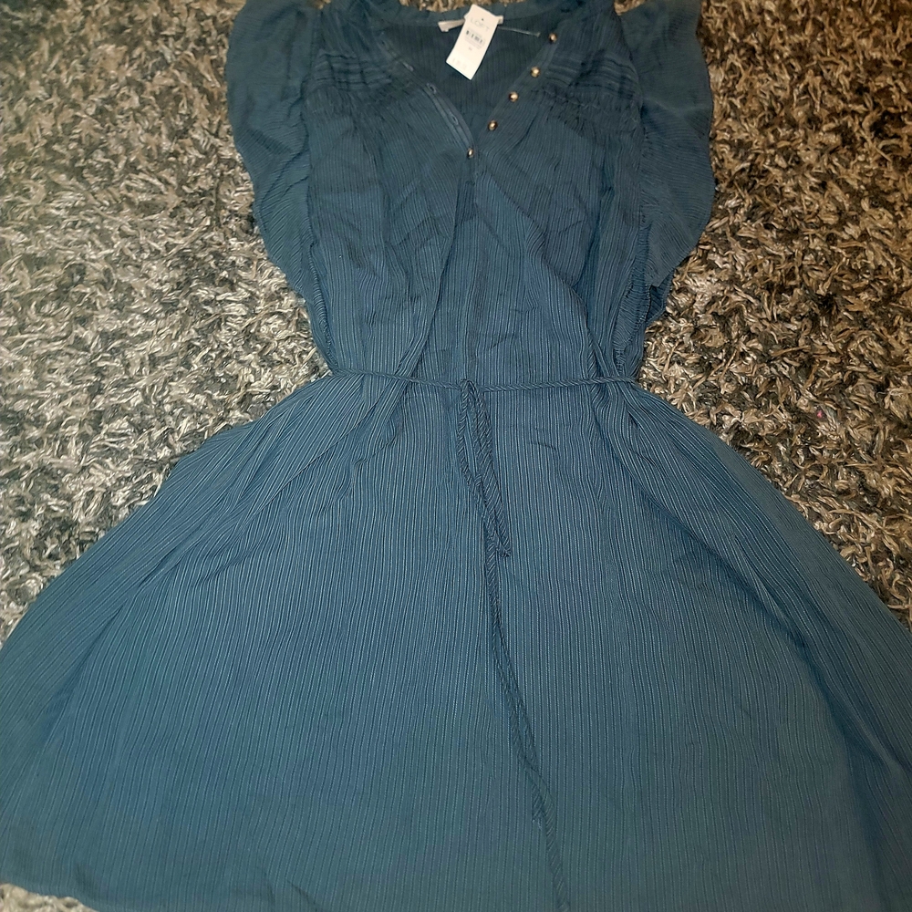 LOFT Teal Mini Dress